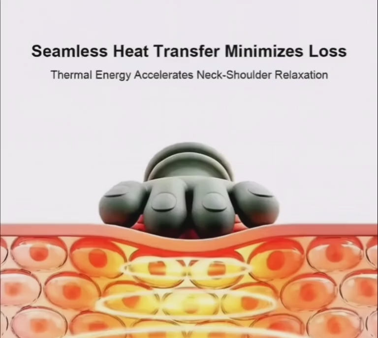 Bionic Neck Shoulder Massager Back Massagers Electric Kneading Muscles Massage Pillow Neck Waist Leg Body 3-Level Modes